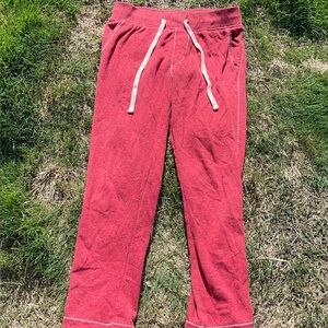 True Religion Red Track Pants with Relaxed Fit works as a medium too bundle now